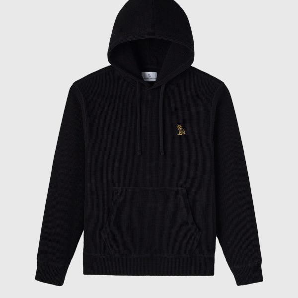 Ovo Jersey Lined Waffle Hoodie