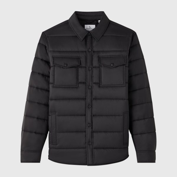 Ovo Nylon Quilted Shirt Jacket