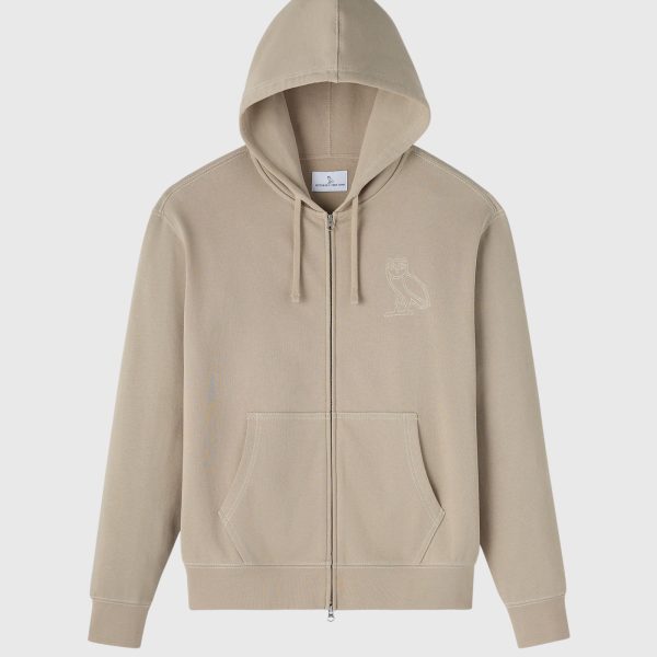Ovo Tonal Stitch Full-Zip Hoodie