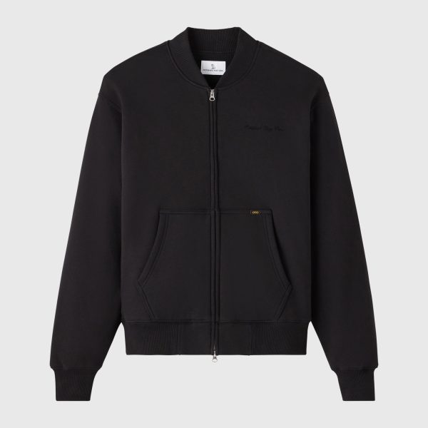 Ovo Waffle-Lined Track Jacket