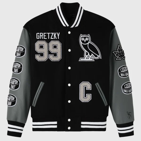 Ovo gretzky varsity jacket